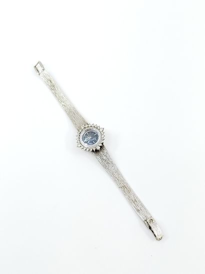 OMEGA

750° white gold ladies' wristwatch,...