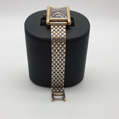 CARTIER

MONTRE bracelet en métal doré et...