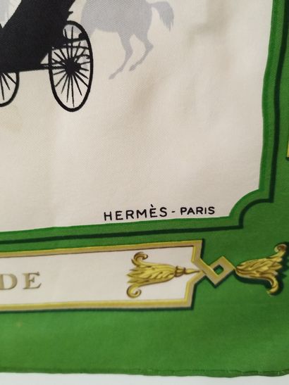 HERMES Paris 

Foulard en soie à décor inspiré...