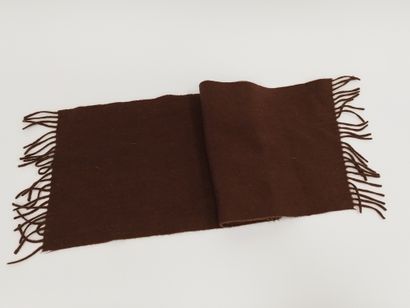 ECHARPE en cachemire de couleur marron