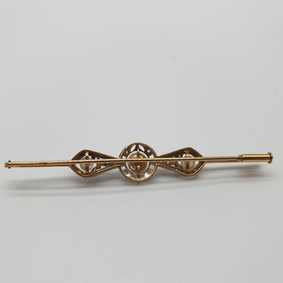 TRAVAIL FRANCAIS

Broche barrette or deux...