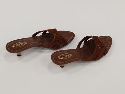 
TOD'S




Paire de sandales à talon en cuir...