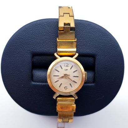 LIP 

Ladies' wristwatch, case in yellow...