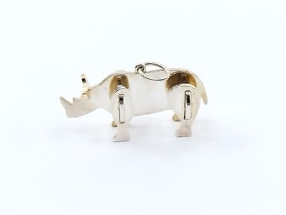 TIFFANY

PENDENTIF en forme de rhinocéros...