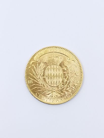 PIECE de 100 francs Albert Ier or Prince...