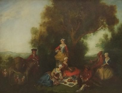 LANCRET Nicolas (1690-1743) , copy of the...
