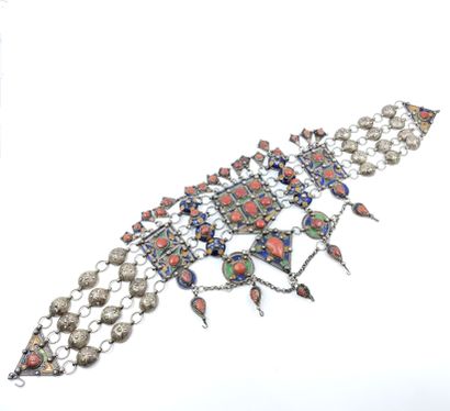 ALGERIA, KABYLIE

Silver belt decorated with...