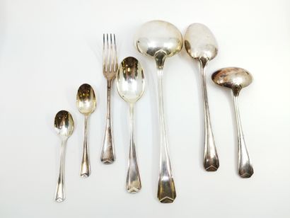 CHRISTOFLE 

Ménagère en métal argenté de...