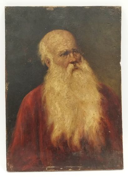 D javrox (?)

Old scholar

Oil on panel 

Signed...