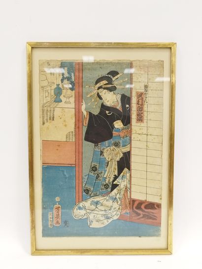 TOYOKUNI (1786-1864) ou Utagawa KUNISADA

Noble...