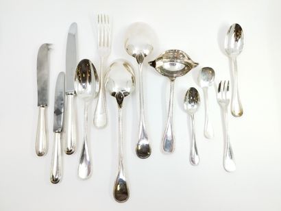 CHRISTOFLE Modèle perlé

Ménagère de couverts...