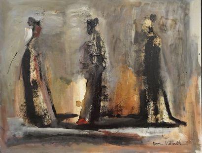 Nina VIDROVITCH (1930-2022)

Triade

Huile...