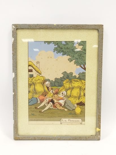 
Marcel JEANJEAN (1893-1973)

Les sept pechés...