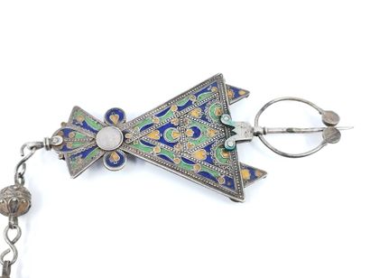 ALGERIA, KABYLIE

Pair of silver fibulas...