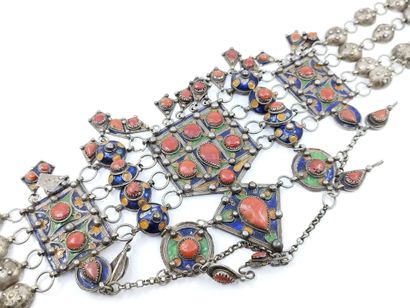 ALGERIA, KABYLIE

Silver belt decorated with...