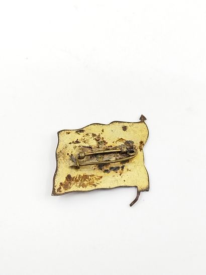 VIETNAM

Polychrome enamel military plate...