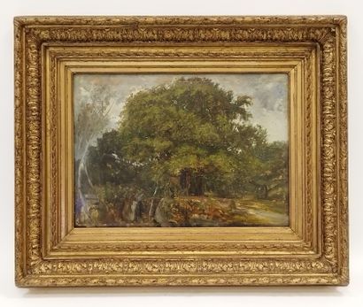 Paul HUET (1803-1869)

Landscape

Oil on...