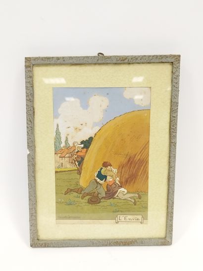 
Marcel JEANJEAN (1893-1973)

Les sept pechés...
