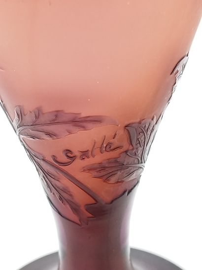 Emile GALLE (1846-1904)

Petit vase soliflore...