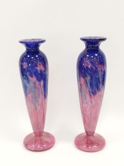 CHARLES SCHNEIDER (1881-1953)

Paire de vase...