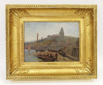 Paul HUET (1803-1869)

Departure in a Boat,...