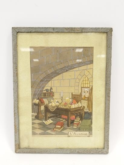 
Marcel JEANJEAN (1893-1973)

Les sept pechés...