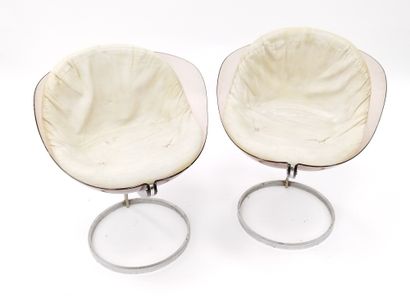 BORIS TABAKOFF (1927-1985) 

Paire de chaises

Plexiglas...