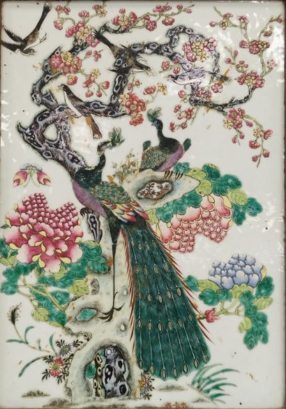 CHINA - About 1900

Rectangular porcelain...