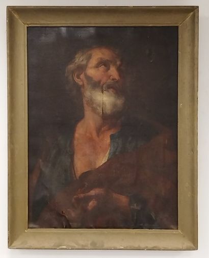FRANCE circa 1780

Old man in bust

Oil on...