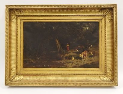 Karl GIRARDET (1813-1871)

Oil on canvas...