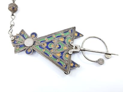 ALGERIA, KABYLIE

Pair of silver fibulas...