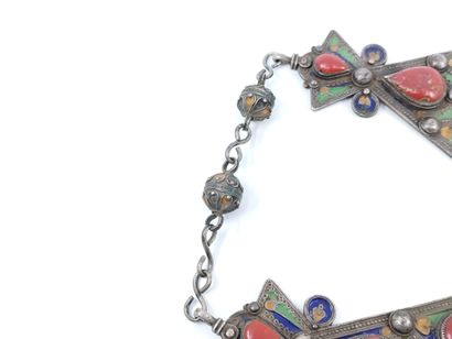 ALGERIA, KABYLIE

Pair of silver fibulas...