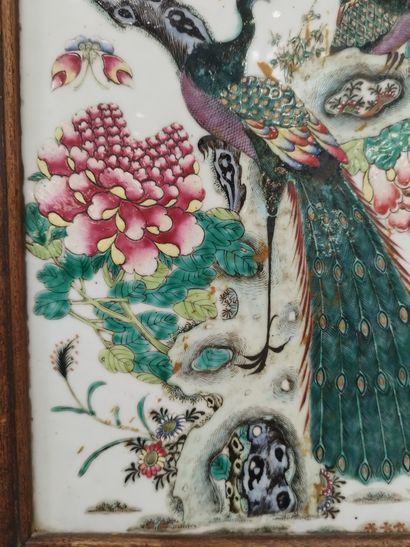 CHINA - About 1900

Rectangular porcelain...
