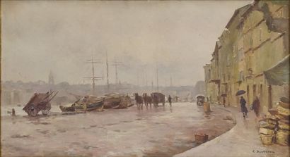 R DUVERNON (XIX-XX)

Huile sur toile représentant...