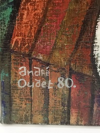 André Oudet (1942 - 1999)

Femme pensive

Huile...