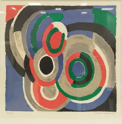 SONIA DELAUNAY (1885- 1979)

Hommage à Stravinsky

Epreuve...