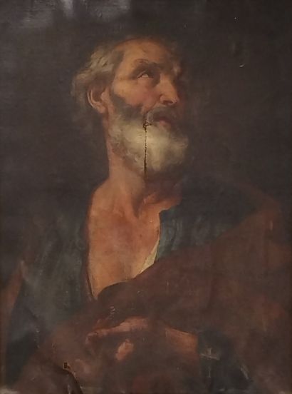 FRANCE circa 1780

Old man in bust

Oil on...