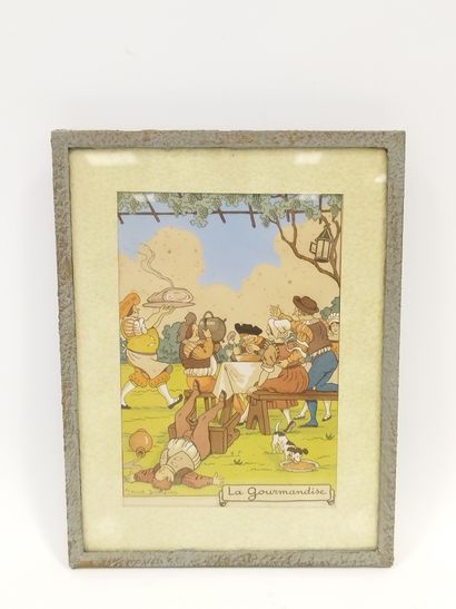 
Marcel JEANJEAN (1893-1973)

Les sept pechés...