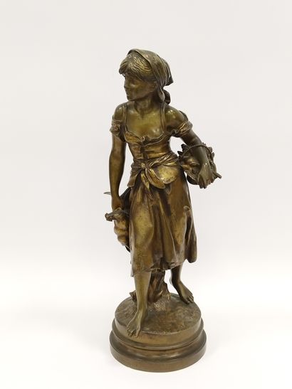 MATHURIN MOREAU (1822-1912)

Young peasant...