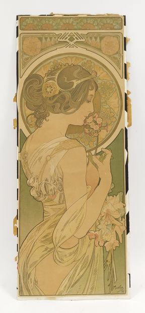 ALPHONSE MUCHA (1860-1939)

Dame à la fleur

Estampe...