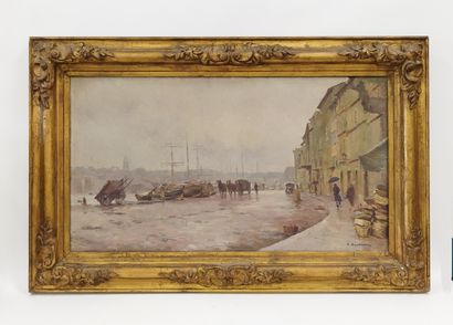 R DUVERNON (XIX-XX)

Huile sur toile représentant...