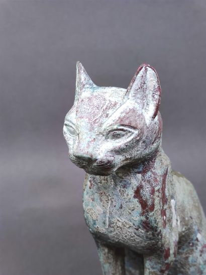 Bronze statue

Representing Bastet

Egyptian...