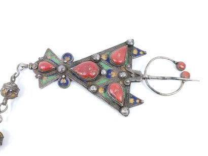 ALGERIA, KABYLIE

Pair of silver fibulas...