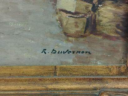 R DUVERNON (XIX-XX)

Huile sur toile représentant...