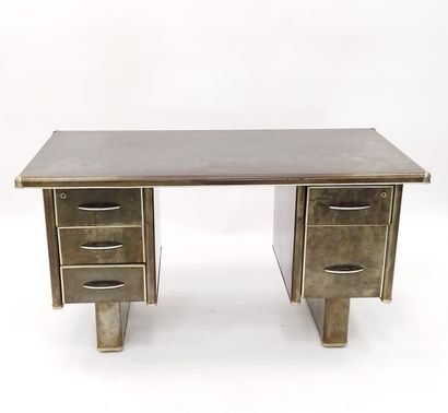 OFFICE FURNITURE in painted metal including...