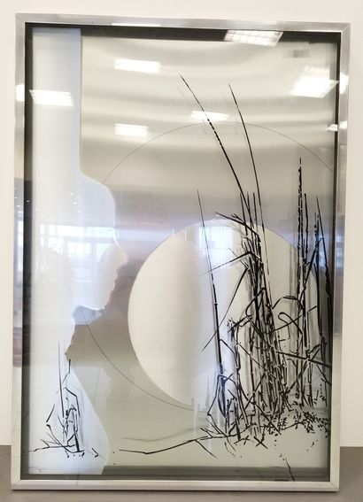 
M de LETTIS - XXème

TABLEAU en aluminium...