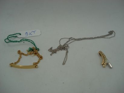 1 Bracelet 9kt 1,97 g enfant 1 Chaîne Or...