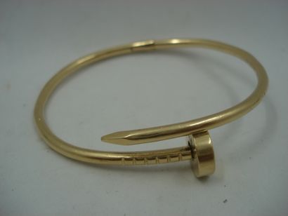 1 Bracelet Or 18kt 30,24 g deterioré