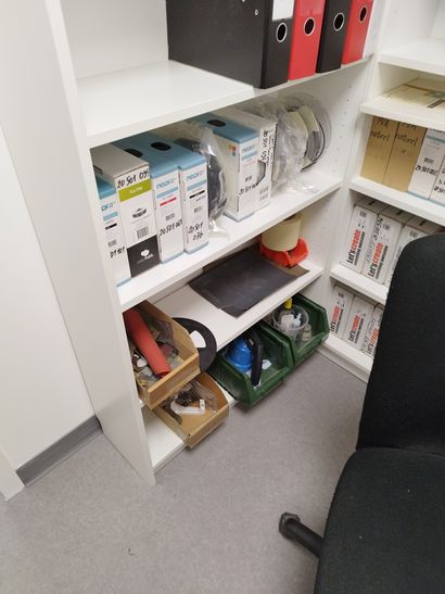 Stock de rouleaux de filaments