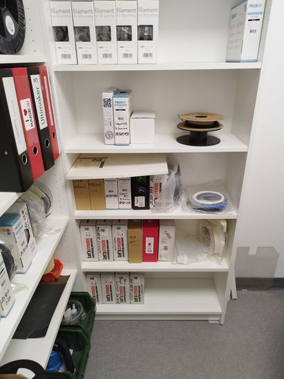 Stock de rouleaux de filaments